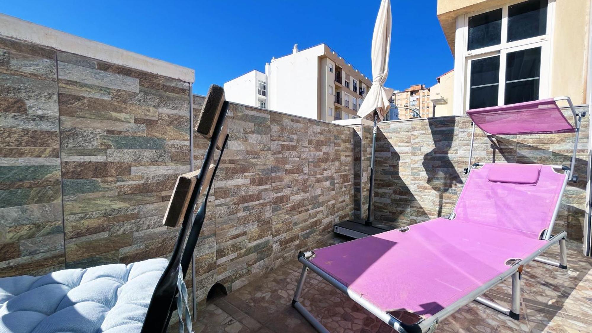 Апартаменты A 5 Minutos De La Playa Con Terraza En Малага Экстерьер фото